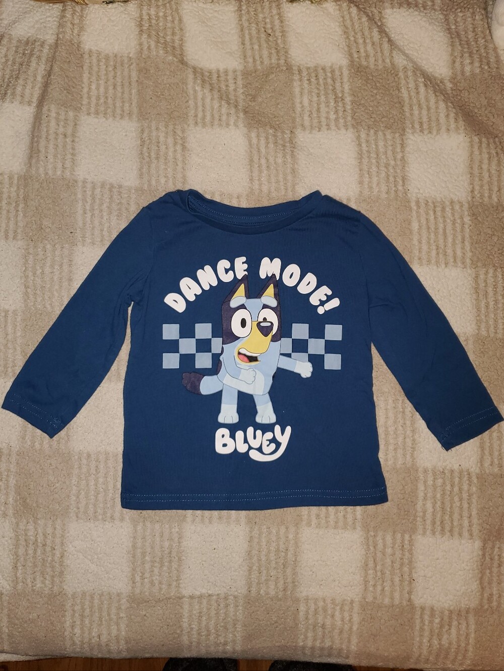 5 for $25 | Jumping Beans x Bluey Dance Mode Long Sleeve Graphic Tee